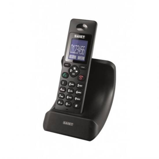 Telefono cordless onda dect gap display lcd da 1,8