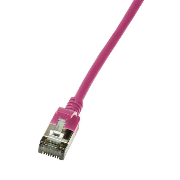 Cavo di rete cat.6a stp tpe slimline viola 3,0m