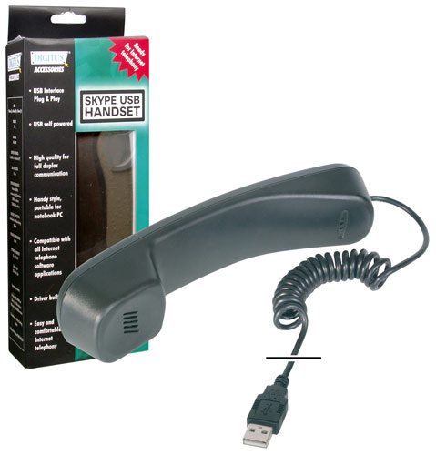 CORNETTA TELEFONICA USB PER USO VOIP E SKYPE