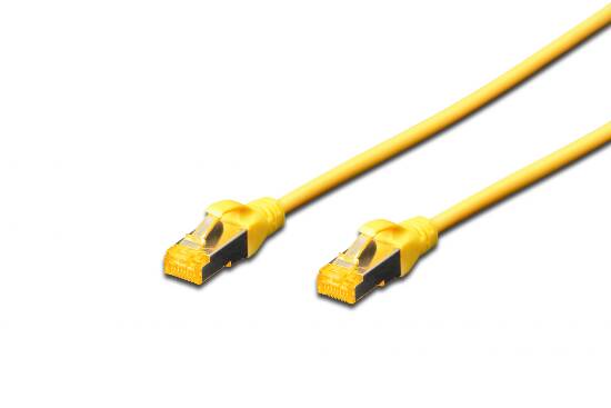 Cavo rete s-ftp cat.6a doppia schermatura lsoh colore giallo mt. 20