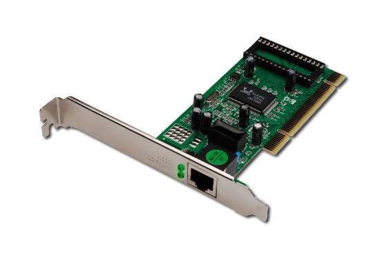 Scheda aggiuntiva di rete gigabit pci 10/100/1000 32 bit con bracket aggiuntivo low profile