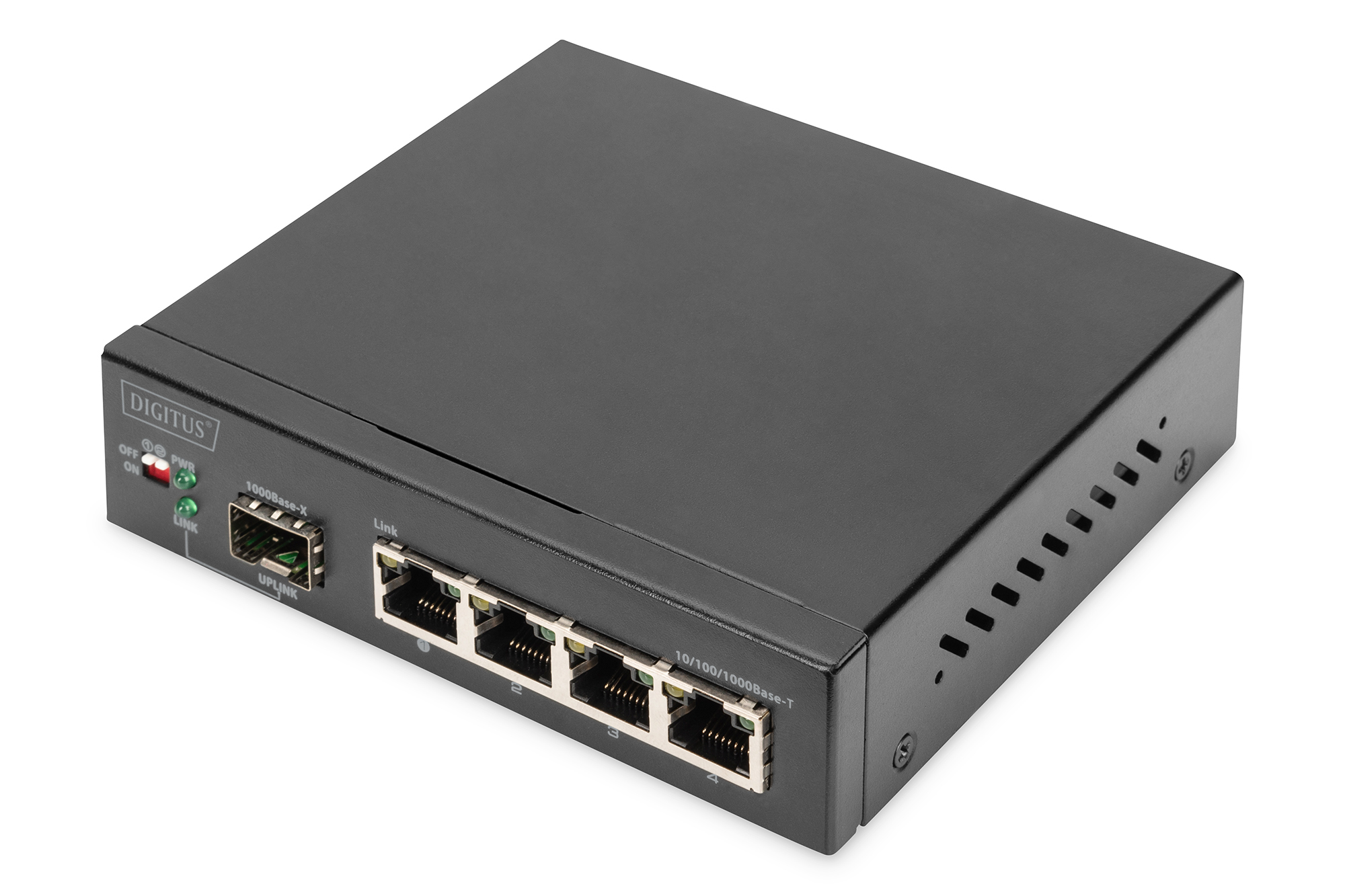 Digitus switch di rete gigabit 4 porte digitus, 1 uplink sfp