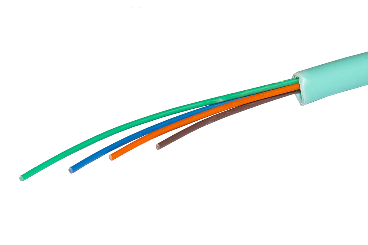 Cavo fibra ottica om3 4 fibre 50/125 multimode duplex cpr classe eca (mt)
