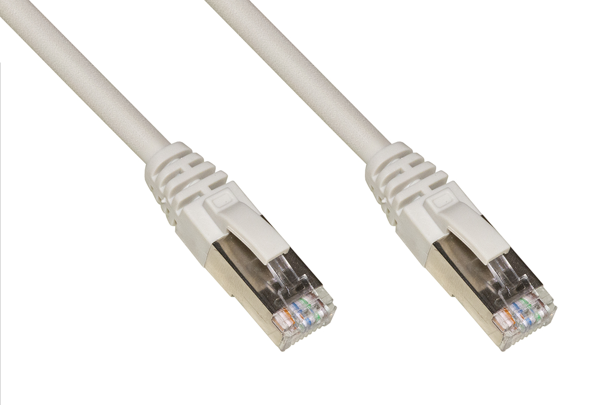 Cavo rete categoria 6 schermato f/utp colore grigio mt 3