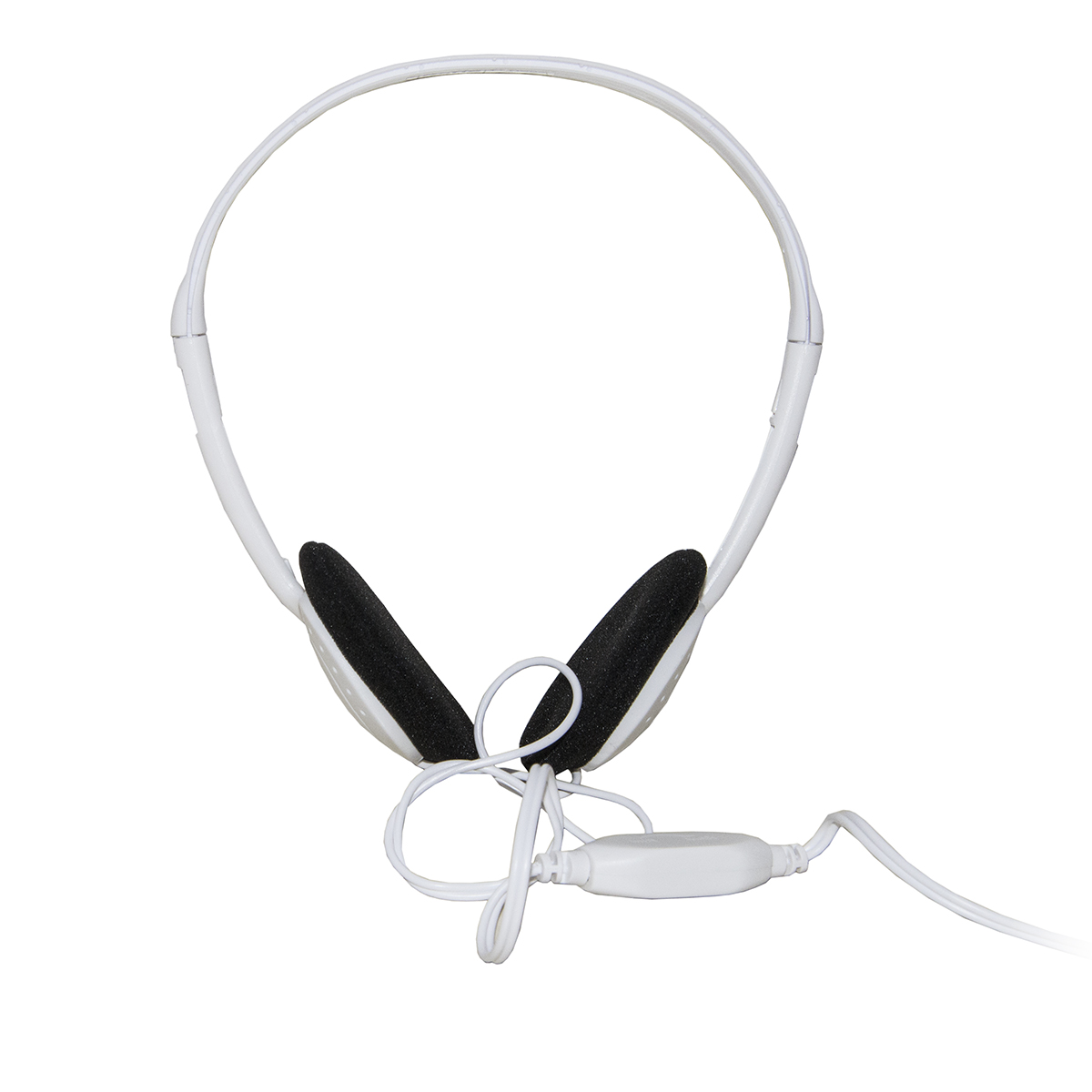 Cuffia audio stereo colore bianco