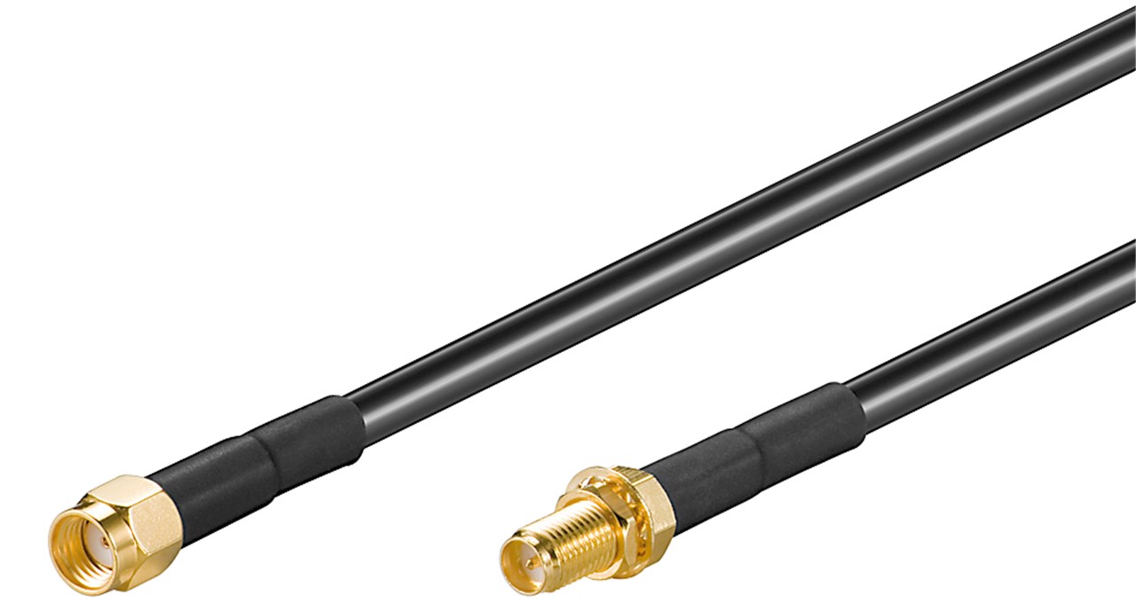 CAVO PROLUNGA PER ANTENNA WIRELESS MASCHIO/FEMMINA CONNETTORE SMA MT. 3 (AKANTWLAN3M)